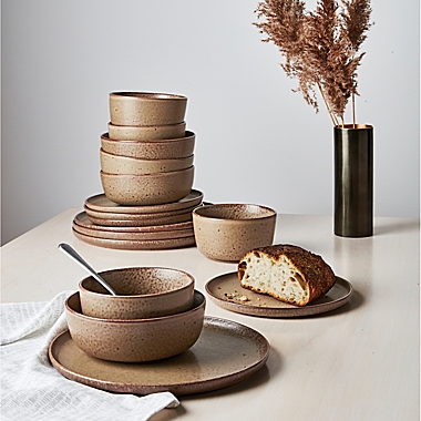 Our Table&trade; Landon 16-Piece Dinnerware Set in Toast. View a larger version of this product image.