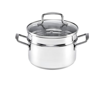 Our Table&trade; 3 qt. Stainless Steel Covered Soup Pot