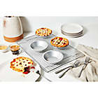 Alternate image 1 for Our Table&trade; Non-Stick Mini Pie Dishes in Silver (Set of 4)
