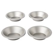 Our Table&trade; Non-Stick Mini Pie Dishes in Silver (Set of 4)