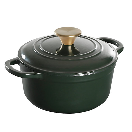 Alternate image 1 for Our Table™ 2 qt. Enameled Cast Iron Dutch Oven in Sycamore