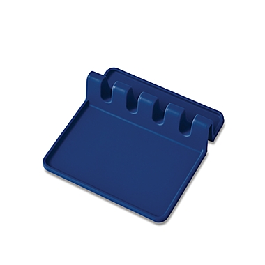 Our Table&trade; Silicone Utensil Rest in Blue. View a larger version of this product image.