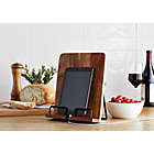 Alternate image 1 for Our Table&trade; Wood and Metal Cookbook Holder in Black