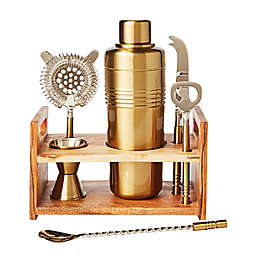 Our Table™ 7-Piece Bar Tools Gift Set in Gold/Natural
