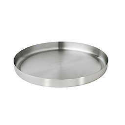 Our Table™ Preston 14-Inch Round Bar Tray in Matte Silver