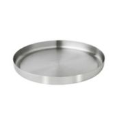 Our Table&trade; Preston 14-Inch Round Bar Tray in Matte Silver