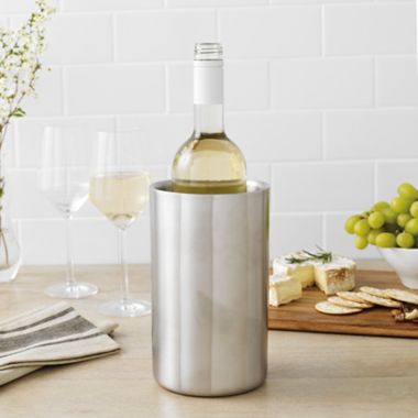 Our Table&trade; Preston 43.9 qt. Stainless Steel Wine Cooler in Matte Silver. View a larger version of this product image.