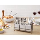 Alternate image 1 for Our Table&trade; Hayden 4-Piece Flatware Caddy Organizer Set in White