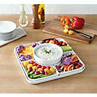 Alternate image 1 for Our Table&trade; Hayden 6-Piece Square Appetizer Serving Dish Set in White