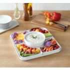 Alternate image 1 for Our Table&trade; Hayden 6-Piece Square Appetizer Serving Dish Set in White