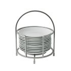 Alternate image 0 for Our Table&trade; Hayden 13-Piece Appetizer Plate and Caddy Set in White