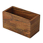 Alternate image 4 for Our Table&trade; Wood 4.7-Inch Recipe Box