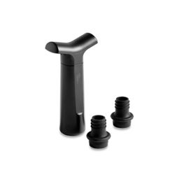 Our Table™ Wine Saver with Two Stoppers in Black