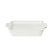 Our Table&trade; Covered Rectangle Stoneware Baker Set in White