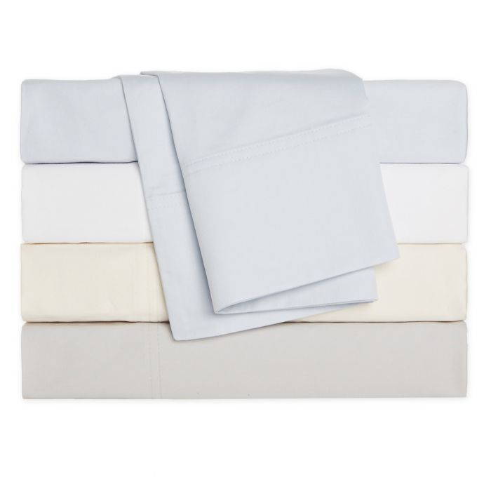 Nestwell™ Cotton Percale 400-Thread-Count Flat Sheet | Bed Bath and ...