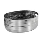 Pinstripe Stainless Steel Bar Tub