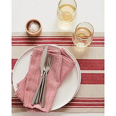 Our Table&trade; 72-Inch Striped Table Runner in Red. View a larger version of this product image.