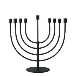Studio 3B™ Modern Hanukkah Menorah in Black