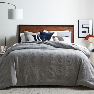 Studio 3B&trade; Abstract Geometric 3-Piece King Comforter Set in Grey