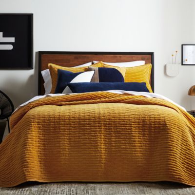 3-Piece Super Soft Warm Velvet Quilt Bedspread Coverlet Blanket Bedding Set King 