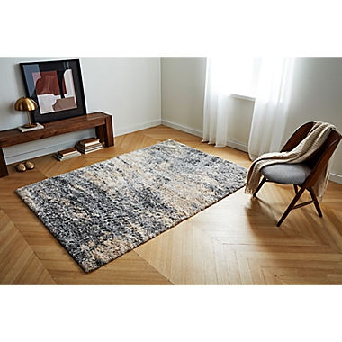 Studio 3B&trade; Thayne 5&#39;3 x 7&#39;7 Shag Area Rug in Grey. View a larger version of this product image.