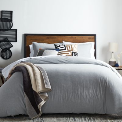 Studio 3B&trade; Woven Stripe 3-Piece Full/Queen Comforter Set in Grey
