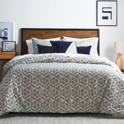 Studio 3B&trade; Geometric Jacquard 3-Piece King Comforter Set in Natural