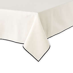 Studio 3B™ Merrowed Linen Blend 60-Inch x 84-Inch Oblong Tablecloth in White