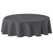 Studio 3B&trade; Merrowed Linen Blend 70-Inch Round Tablecloth in Grey