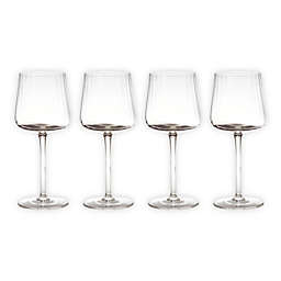 Studio 3B™ Optic White Wine Glasses in Smoke (Set of 4)