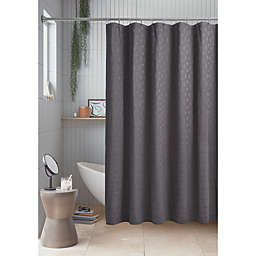 Studio 3B™ 72-Inch x 72-Inch Hiro Semicircle Shower Curtain in Granite Grey