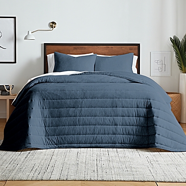 Studio 3B&trade; Solid Modal Jersey 3-Piece King Comforter Set in Heather Blue. View a larger version of this product image.
