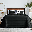 Alternate image 1 for Studio 3B&trade; Solid Modal Jersey 3-Piece Full/Queen Comforter Set in Black