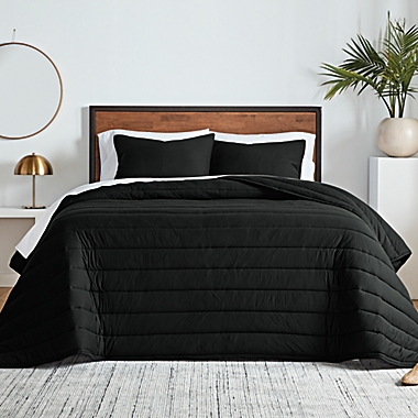 Studio 3B&trade; Solid Modal Jersey 2-Piece Twin/Twin XL Comforter Set in Black. View a larger version of this product image.