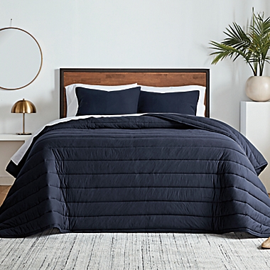 Studio 3B&trade; Solid Modal Jersey 3-Piece Full/Queen Comforter Set in Mood Indigo. View a larger version of this product image.