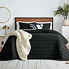 Alternate image 2 for Studio 3B&trade; Solid Modal Jersey 3-Piece Full/Queen Comforter Set in Black