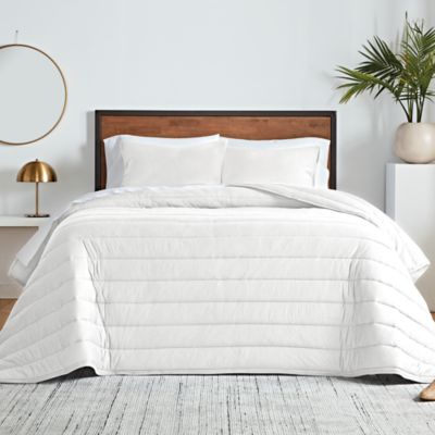 Studio 3B&trade; Solid Modal Jersey 2-Piece Twin/Twin XL Comforter Set in White