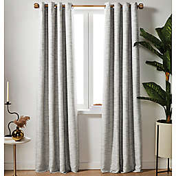 Studio 3B™ Modern Texture 84-Inch Grommet Window Curtain Panel in Grey (Single)