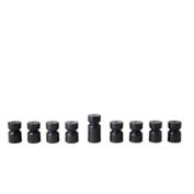 Studio 3B&trade; 9-Piece Hanukkah Menorah Candle Holder Set in Black/White