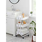Alternate image 1 for Squared Away&trade; 3-Tier Utility Storage Cart in White