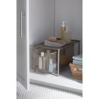 Alternate image 1 for Squared Away&trade; Large Metal Mesh Cabinet Drawer in Nickel