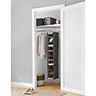 Alternate image 1 for Squared Away&trade; Arrow Weave 10-Shelf Deluxe Clothing and Shoe Organizer in Grey