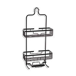 Squared Away™ NeverRust® Aluminum Over-The-Shower Caddy in Black