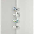 Alternate image 1 for Squared Away&trade; NeverRust&reg; Aluminum 4-Tier Shower Caddy in Satin Chrome
