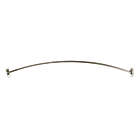 Alternate image 5 for Squared Away&trade; NeverRust&trade; Aluminum Single Curved Shower Rod in Brushed Nickel