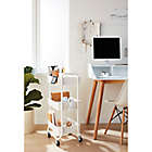 Alternate image 1 for Squared Away&trade; 3-Tier Rolling Utility Storage Cart in Bright White