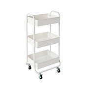 Squared Away&trade; 3-Tier Rolling Utility Storage Cart