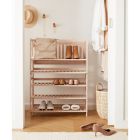 Alternate image 3 for Squared Away&trade; 3-Tier Foldable Shoe Rack in White Wash