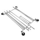 Alternate image 4 for Simply Essential&trade; Commercial Grade Dual Bar Adjustable Garment Rack