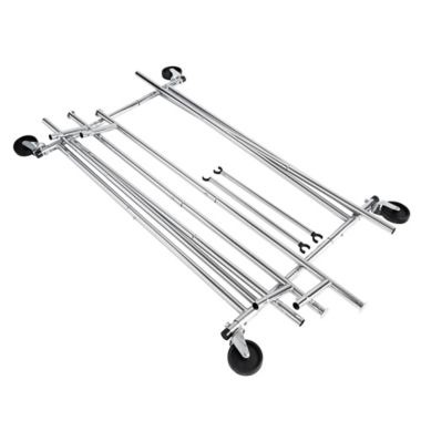 Simply Essential&trade; Commercial Grade Dual Bar Adjustable Garment Rack. View a larger version of this product image.